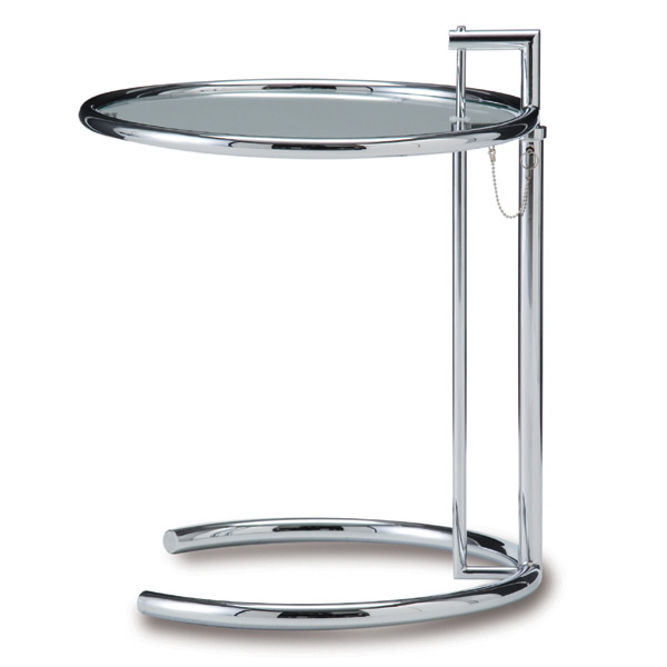 アイリーングレイ リプロダクト ガラステーブル - サイドテーブル 